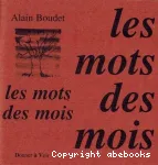 Les mots des mois vignette
