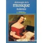 Dictionnaire de la musique italienne vignette