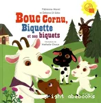 Bouc cornu, biquette et ses biquets vignette
